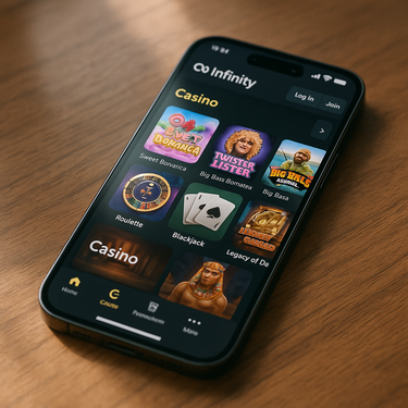 Infinity Casino - Mobile Platform - Responsive Gaming